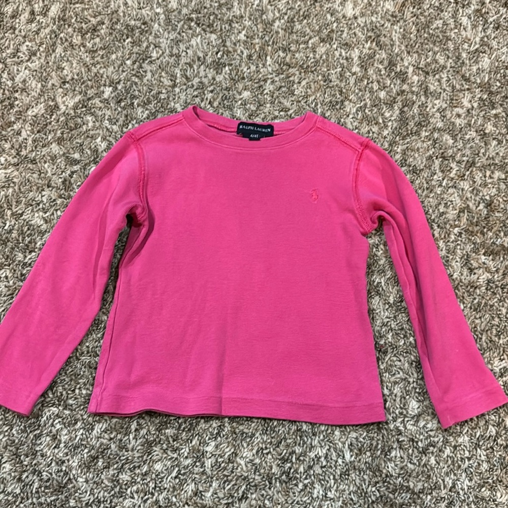 Polo by Ralph Lauren classic long sleeve pink shirt EUC